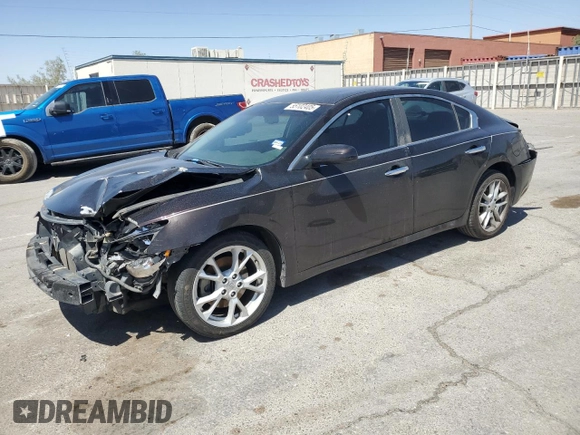 2010 Nissan Maxima S with VIN 1N4AA5AP7AC813268, listed as a Copart auction lot 55102405 with 173,033 mi miles and Salvage title. Bid and sale history available at DreamBid. Image 1.