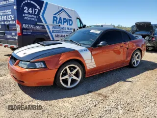 1999 Ford Mustang GT z VIN 1FAFP42X2XF143598, wystawiony jako Copart lot #46686625 z przebiegiem Nie podano mil oraz Szkoda całkowita • Salvage title. Historia ofert i sprzedaży dostępna na DreamBid. Obrazek 1.