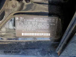 2010 BMW 3 Series 328i with VIN WBAPH5G57ANM34861, listed as a Copart auction lot 52914535 with 123,866 mi miles and Salvage Title. Bid and sale history available at DreamBid. Image 12.