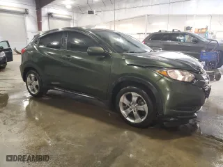2016 Honda HR-V LX with VIN 3CZRU6H32GM763748, listed as a Copart auction lot 48813795 with 61,199 mi miles and Salvage Title. Bid and sale history available at carsss.com. Image 4.