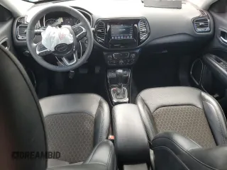 2021 Jeep Compass Altitude with VIN 3C4NJCBB7MT509188, listed as a Copart auction lot 57507125 with 28,279 mi miles and Non repairable. Bid and sale history available at DreamBid. Image 8.