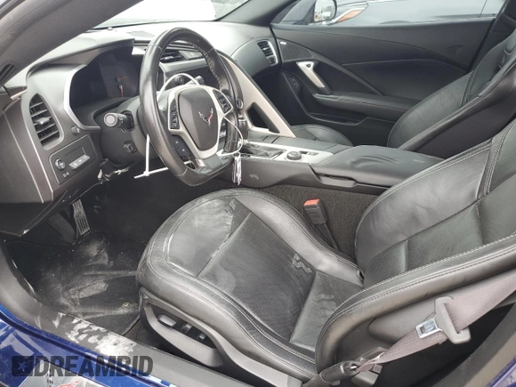 2017 Chevrolet Corvette Grand Sport 2LT with VIN 1G1YY2D77H5119864, listed as a Copart auction lot 43371005 with 68,594 mi miles and Clean Title. Bid and sale history available at carsss.com. Image 7.
