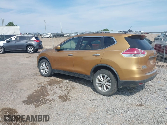 2015 Nissan Rogue S with VIN KNMAT2MT5FP503731, listed as a IAAI auction lot 40371238 with 148,022 mi miles and . Bid and sale history available at DreamBid. Image 3.