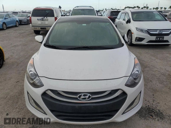 2013 Hyundai Elantra GT with VIN KMHD35LE8DU093065, listed as a Copart auction lot 75117784 with 0 mi miles and Salvage Title. Bid and sale history available at carsss.com. Image 5.