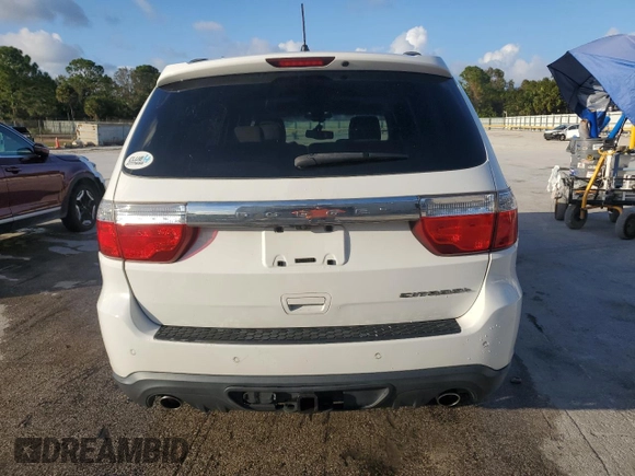 2013 Dodge Durango Citadel with VIN 1C4SDHET2DC670975, listed as a Copart auction lot 80535204 with 137,012 mi miles and Non Repairable. Bid and sale history available at carsss.com. Image 6.
