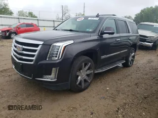 2016 Cadillac Escalade Luxury Collection z VIN 1GYS4BKJ9GR428387, wystawiony jako Copart lot #59757775 z przebiegiem Nie podano mil oraz Czysty tytuł • Clean title. Historia ofert i sprzedaży dostępna na DreamBid. Obrazek 1.