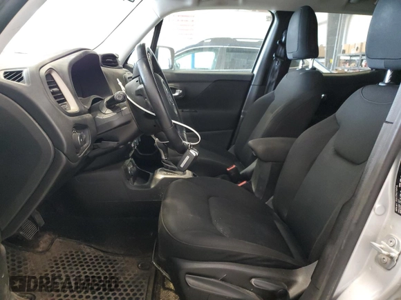 2017 Jeep Renegade Latitude with VIN ZACCJBBB5HPF39417, listed as a Copart auction lot 53663995 with 91,947 mi miles and Clean Title. Bid and sale history available at carsss.com. Image 7.