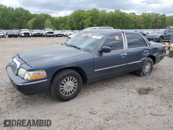 2008 Mercury Grand Marquis LS with VIN 2MEHM75V38X609387, listed as a Copart auction lot 53736825 with Not Provided miles and Salvage Title. Bid and sale history available at DreamBid. Image 1.