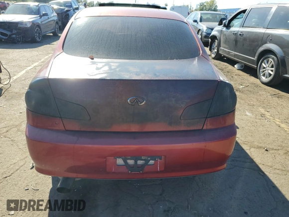 2006 Infiniti G35 with VIN JNKCV51F76M605163, listed as a Copart auction lot 75861024 with 183,050 mi miles and Salvage Title. Bid and sale history available at DreamBid. Image 6.