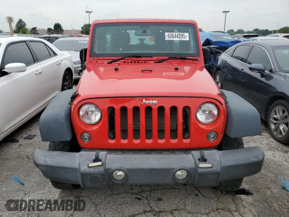 2016 Jeep Wrangler Unlimited Sport RHD z VIN 1C4BJWKG1GL271483, wystawiony jako Copart lot #60644095 z przebiegiem 173 601 mil mil oraz Czysty tytuł • Clean title. Historia ofert i sprzedaży dostępna na DreamBid. Obrazek 5.