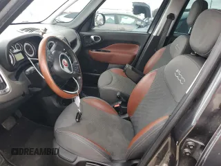 2014 FIAT 500L Trekking with VIN ZFBCFADH1EZ019373, listed as a Copart auction lot 87916725 with 75,862 mi miles and Salvage Title. Bid and sale history available at DreamBid. Image 7.