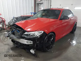 2016 BMW 2 Series M235i with VIN WBA1J7C50GV360056, listed as a IAAI auction lot 41560487 with 120,208 mi miles and . Bid and sale history available at carsss.com. Image 20.