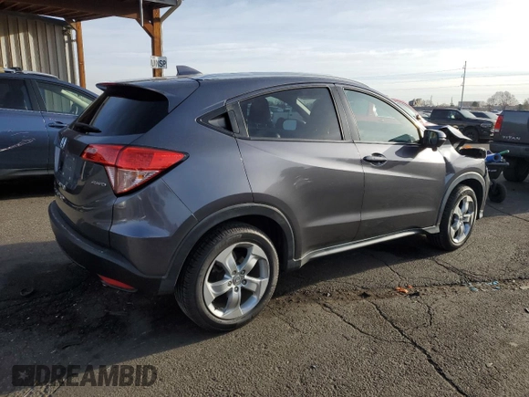 2016 Honda HR-V EX-L w/Navi with VIN 3CZRU6H72GM718666, listed as a Copart auction lot 49876295 with 56,276 mi miles and Salvage Title. Bid and sale history available at carsss.com. Image 3.