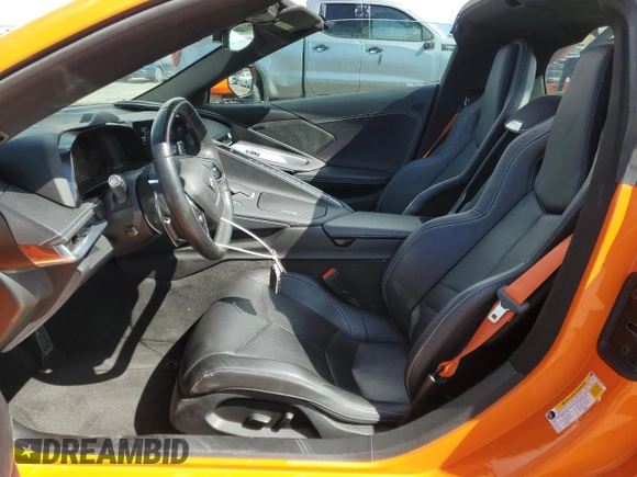 2022 Chevrolet Corvette 1LT with VIN 1G1YA2D40N5118657, listed as a Copart auction lot 48972845 with 17,189 mi miles and Salvage Title. Bid and sale history available at carsss.com. Image 7.