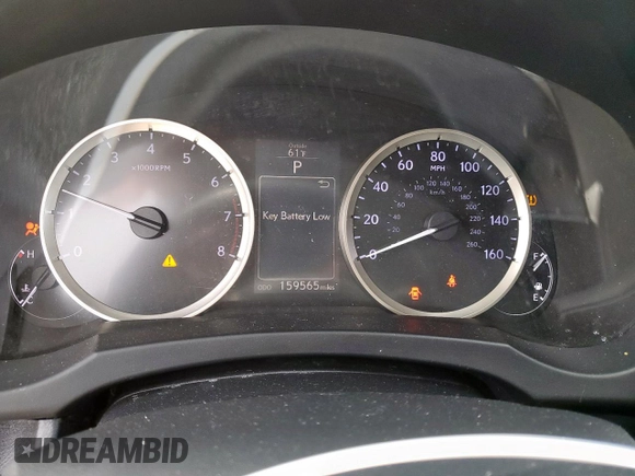 2016 Lexus IS 350 with VIN JTHBE1D29G5027088, listed as a Copart auction lot 48111185 with 159,565 mi miles and Salvage title. Bid and sale history available at DreamBid. Image 9.