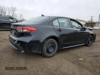 2020 Toyota Corolla L with VIN 5YFDPRAE5LP010710, listed as a Copart auction lot 41365915 with 107,601 mi miles and Salvage Title. Bid and sale history available at carsss.com. Image 3.