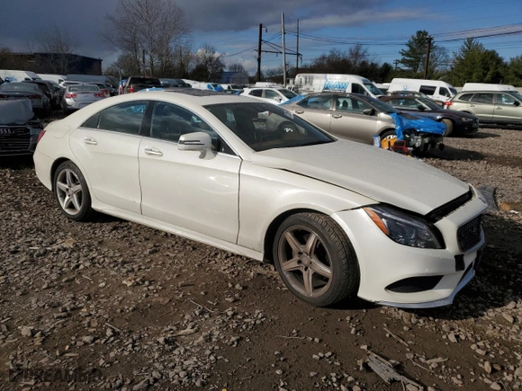 2016 Mercedes-Benz CLS with VIN WDDLJ6HB1GA180747, listed as a Copart auction lot 83200964 with 80,679 mi miles and Salvage Title. Bid and sale history available at carsss.com. Image 4.