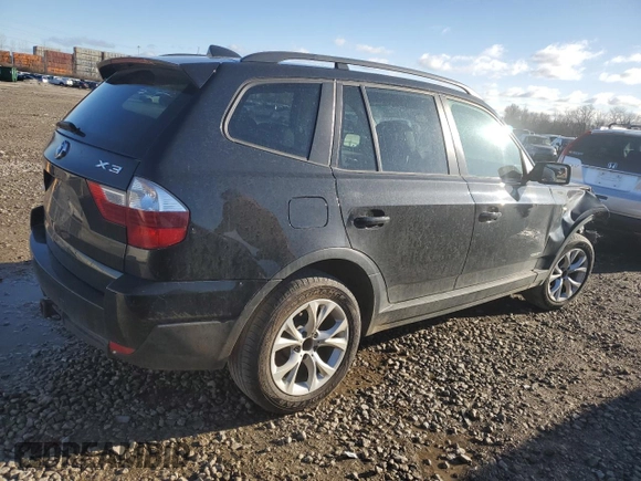 2009 BMW X3 xDrive30i with VIN WBXPC93479WJ28306, listed as a Copart auction lot 48782165 with 103,011 mi miles and Salvage Title. Bid and sale history available at carsss.com. Image 3.
