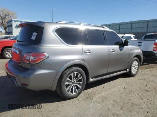2020 Nissan Armada SV with VIN JN8AY2NDXLX017747, listed as a Copart auction lot 48585395 with 128,772 mi miles and Clean Title. Bid and sale history available at carsss.com. Image 3.