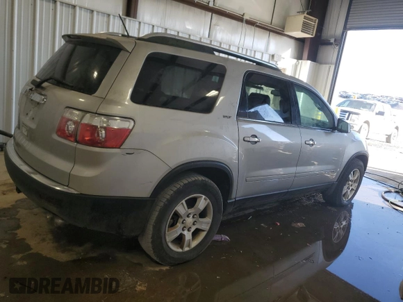 2008 GMC Acadia SLT1 with VIN 1GKER23728J258496, listed as a Copart auction lot 75609564 with Not Provided miles and Clean Title. Bid and sale history available at carsss.com. Image 3.