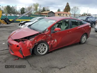 2016 Toyota Prius Two with VIN JTDKBRFU4G3516422, listed as a Copart auction lot 54629045 with 79,228 mi miles and Salvage Title. Bid and sale history available at DreamBid. Image 1.