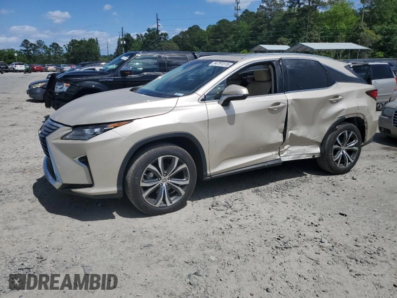 2017 Lexus RX 350 with VIN 2T2ZZMCA6HC037091, listed as a Copart auction lot 54791515 with 49,430 mi miles and Non Repairable. Bid and sale history available at DreamBid. Image 1.