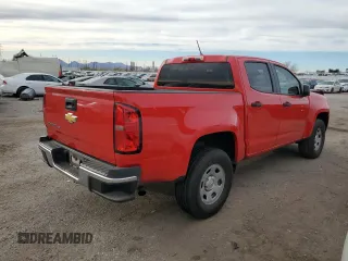 2019 Chevrolet Colorado 2WD Work Truck with VIN 1GCGSBEN7K1115555, listed as a Copart auction lot 45560605 with 84,591 mi miles and Salvage Title. Bid and sale history available at carsss.com. Image 3.