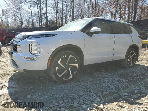 2023 Mitsubishi Outlander SE with VIN JA4J4UA89PZ020302, listed as a Copart auction lot 49296665 with 66,518 mi miles and Salvage Title. Bid and sale history available at carsss.com. Image 1.