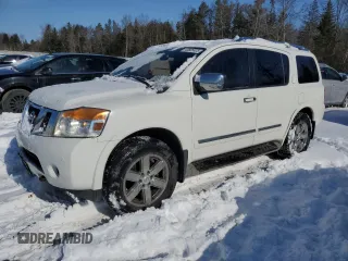 2010 Nissan Armada SE z VIN 5N1AA0NC6AN602857, wystawiony jako Copart lot #43825425 z przebiegiem 189 571 mil mil oraz Czysty tytuł • Clean title. Historia ofert i sprzedaży dostępna na DreamBid. Obrazek 1.