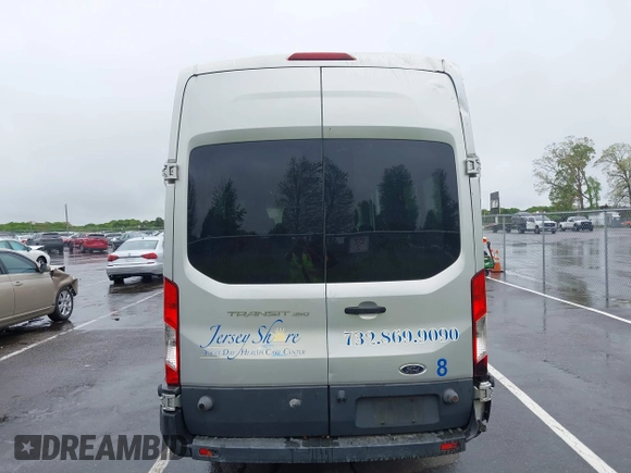 2017 Ford Transit with VIN 1FTBW3XM6HKB35503, listed as a IAAI auction lot 42202638 with 220,438 mi miles. Bid and sale history available at carsss.com. Image 16.