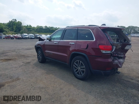 2018 Jeep Grand Cherokee Limited z VIN 1C4RJFBG5JC389364, wystawiony jako IAAI lot #42480448 z przebiegiem 160 280 mil mil oraz . Historia ofert i sprzedaży dostępna na DreamBid. Obrazek 3.