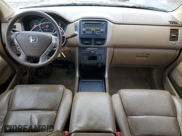 2007 Honda Pilot EX-L with VIN 2HKYF18517H536587, listed as a Copart auction lot 51459635 with 162,346 mi miles and Salvage Title. Bid and sale history available at DreamBid. Image 8.