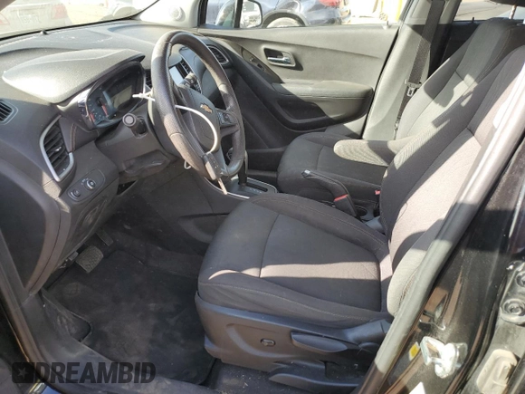 2017 Chevrolet Trax LT with VIN 3GNCJPSB4HL224203, listed as a Copart auction lot 50872485 with 74,578 mi miles and Salvage Title. Bid and sale history available at carsss.com. Image 7.
