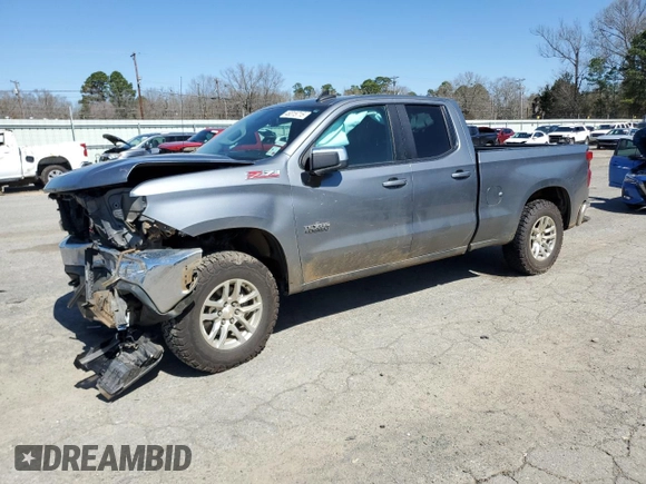 2020 Chevrolet Silverado 1500 LT with VIN 1GCRYDED2LZ340169, listed as a Copart auction lot 48315715 with 65,063 mi miles and Salvage Title. Bid and sale history available at carsss.com. Image 1.