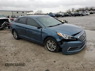 2017 Hyundai Sonata SE with VIN 5NPE24AF5HH478035, listed as a Copart auction lot 80434234 with 91,368 mi miles and Salvage Title. Bid and sale history available at carsss.com. Image 4.