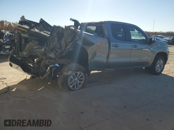 2023 Chevrolet Silverado 1500 LT with VIN 1GCRDDED8PZ114929, listed as a Copart auction lot 80703884 with 22,698 mi miles and Salvage Title. Bid and sale history available at carsss.com. Image 3.
