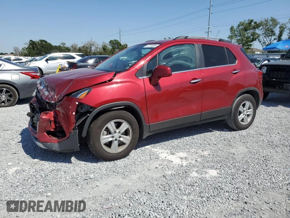 2020 Chevrolet Trax LT with VIN 3GNCJLSB9LL254802, listed as a Copart auction lot 52716865 with 59,831 mi miles and Salvage Title. Bid and sale history available at carsss.com. Image 1.