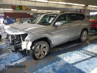 2022 Volkswagen Atlas SE z VIN 1V2LP2CAXNC564655, wystawiony jako Copart lot #87390464 z przebiegiem 74 201 mil mil oraz Szkoda całkowita • Salvage title. Historia ofert i sprzedaży dostępna na DreamBid. Obrazek 1.