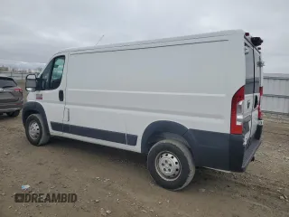 2020 Ram ProMaster Cargo with VIN 3C6TRVAGXLE105580, listed as a Copart auction lot 86337274 with 74,676 mi miles and Salvage Title. Bid and sale history available at DreamBid. Image 2.