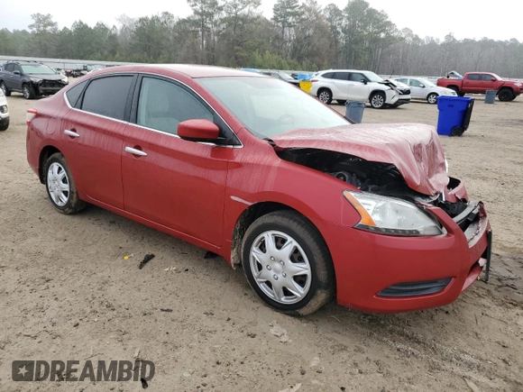 2013 Nissan Sentra SV with VIN 3N1AB7AP7DL636316, listed as a Copart auction lot 43332255 with 63,776 mi miles and Salvage Title. Bid and sale history available at DreamBid. Image 4.