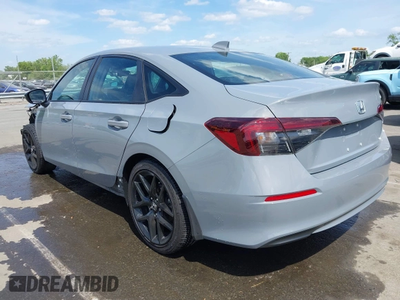 2025 Honda Civic Sport z VIN 2HGFE2F59SH542403, wystawiony jako IAAI lot #42064327 z przebiegiem 12 352 mil mil oraz . Historia ofert i sprzedaży dostępna na DreamBid. Obrazek 3.