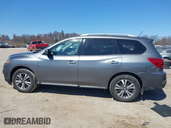 2017 Nissan Pathfinder SL with VIN 5N1DR2MM1HC643706, listed as a IAAI auction lot 41907925 with 88,577 mi miles. Bid and sale history available at carsss.com. Image 14.