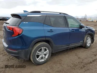 2019 GMC Terrain SLE z VIN 3GKALMEV4KL290986, wystawiony jako Copart lot #50313335 z przebiegiem 99 537 mil mil oraz Czysty tytuł • Clean title. Historia ofert i sprzedaży dostępna na DreamBid. Obrazek 3.