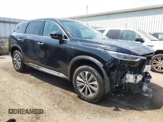 2024 Infiniti QX60 Pure with VIN 5N1DL1ES7RC337412, listed as a Copart auction lot 62099795 with 24,993 mi miles and Clean title. Bid and sale history available at DreamBid. Image 4.
