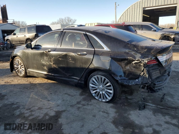 2013 Lincoln MKZ with VIN 3LN6L2J97DR816795, listed as a Copart auction lot 43165035 with Not Provided miles and Salvage Title. Bid and sale history available at DreamBid. Image 2.