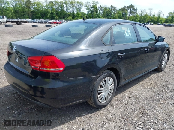 2014 Volkswagen Passat S with VIN 1VWAP7A3XEC008370, listed as a IAAI auction lot 42316448 with 93,309 mi miles and . Bid and sale history available at DreamBid. Image 4.