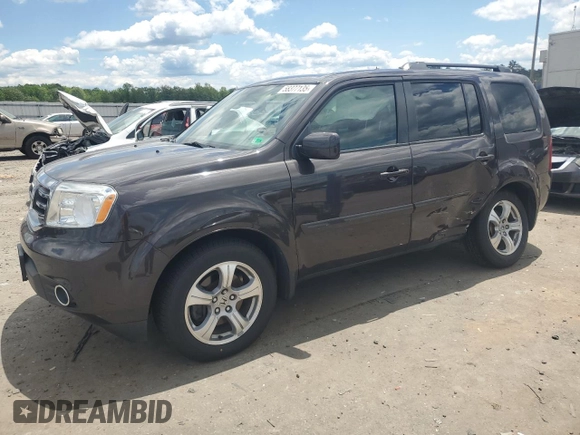 2013 Honda Pilot EX-L z VIN 5FNYF4H50DB040580, wystawiony jako Copart lot #58377135 z przebiegiem 145 518 mil mil oraz Szkoda całkowita • Salvage title. Historia ofert i sprzedaży dostępna na DreamBid. Obrazek 1.