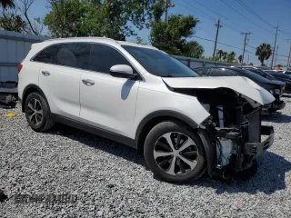 2018 Kia Sorento EX with VIN 5XYPH4A53JG409422, listed as a Copart auction lot 53042375 with 89,345 mi miles and Non repairable. Bid and sale history available at DreamBid. Image 4.