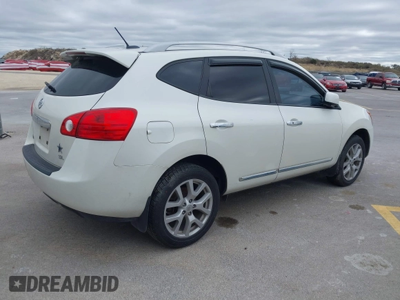 2012 Nissan Rogue S with VIN JN8AS5MT5CW296171, listed as a IAAI auction lot 41638634 with 155,217 mi miles. Bid and sale history available at carsss.com. Image 4.
