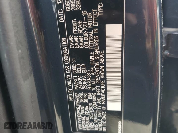 2018 Volvo XC90 Momentum with VIN YV4102PK6J1354167, listed as a Copart auction lot 50996875 with 77,124 mi miles and Salvage Title. Bid and sale history available at carsss.com. Image 13.